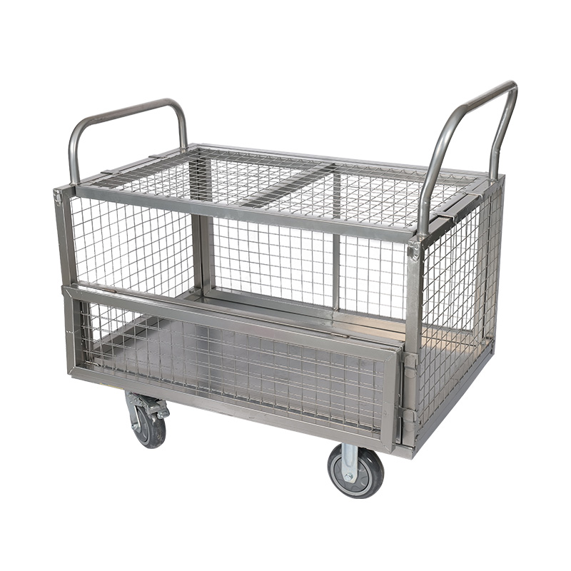 BT-Double Door Fence Stall Car مع غطاء