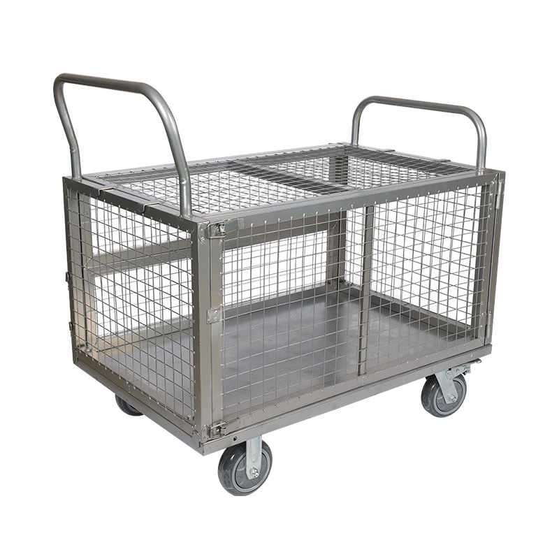 BT-Double Door Fence Stall Car مع غطاء