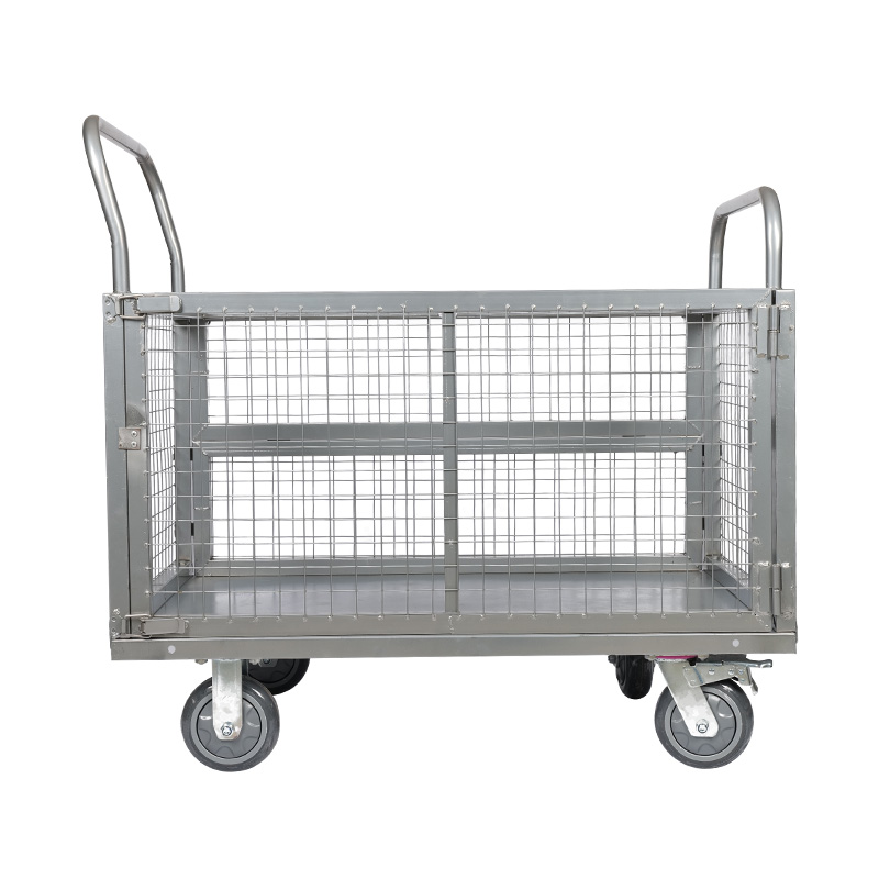 BT-Double Door Fence Stall Car مع غطاء